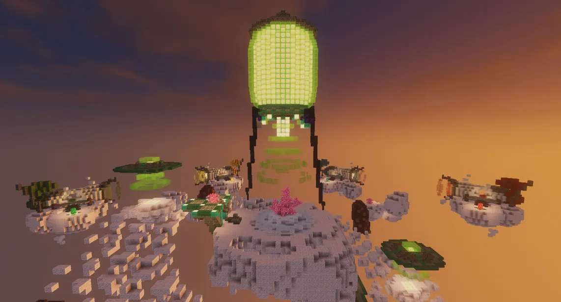 Sunrise over a Crystal Blitz map