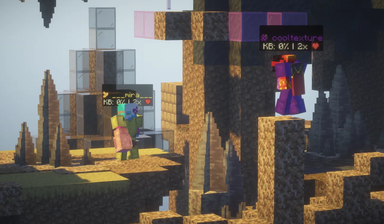 Two Knockoff players facing off
